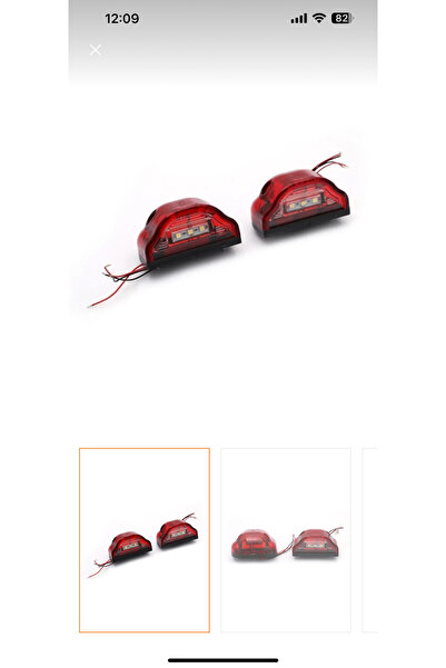 KIR OTOMOTİV Plaka lambası ledli 1 adet fiyatıdır