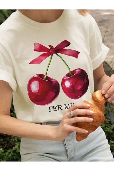 sole stories Premium Oversize Cut Short Sleeve Printed T-Shirt