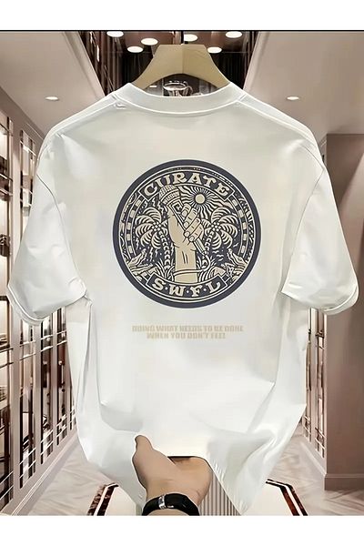 sole stories Premium Oversize Cut Short Sleeve Printed T-Shirt
