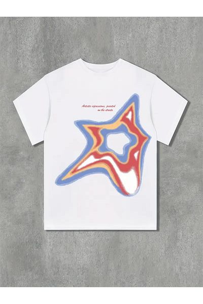sole stories Premium Oversize Cut Short Sleeve Printed T-Shirt