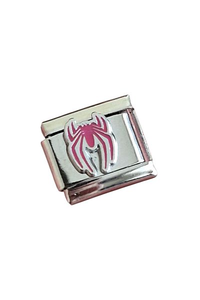 RoseCo00 Steel Italian Charm Bracelet Charm