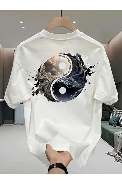 sole stories Premium Oversize Cut Short Sleeve Printed T-Shirt