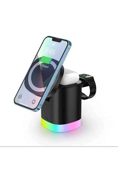 Spon 4 in 1 Fast Wireless Charger (T15)