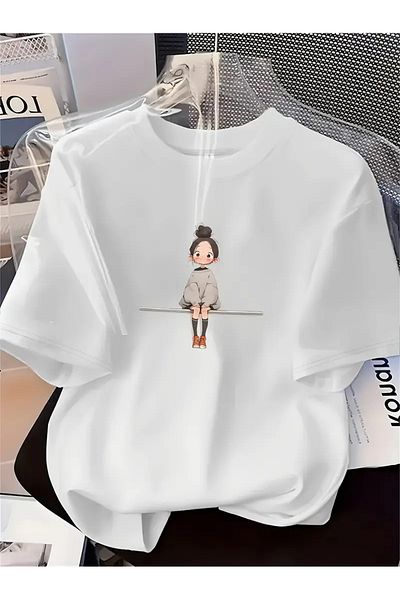 sole stories Premium Oversize Cut Short Sleeve Printed T-Shirt
