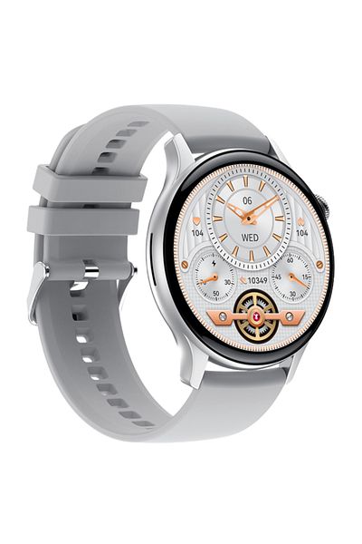 OEM COOSTAR® HK85 Smartwatch - Unisex Silver, AMOLED 1.43", Bluetooth Calls, Health Monitoring