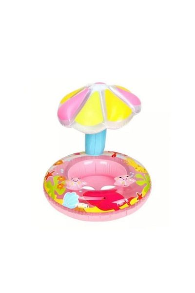OEM Baby Float for Swimming with Sun Protection, Starfish Shape, Multicolor, 1 Year+