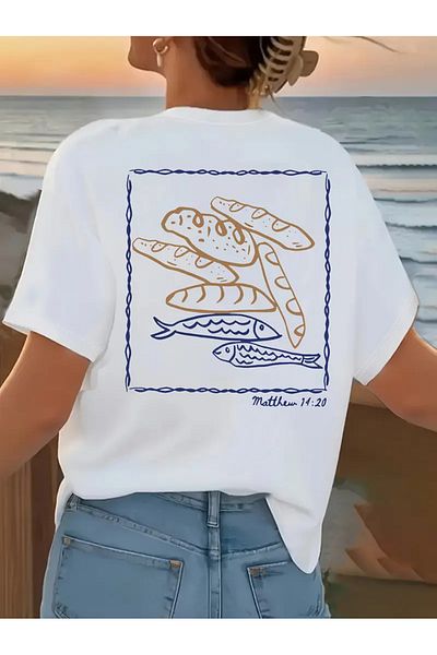 sole stories Premium Oversize Cut Short Sleeve Printed T-Shirt