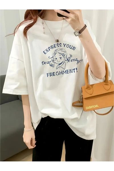 sole stories Premium Oversize Cut Short Sleeve Printed T-Shirt