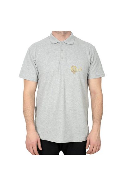 Z zepplin Opeth Logo Classic Polo Neck Gray T-Shirt