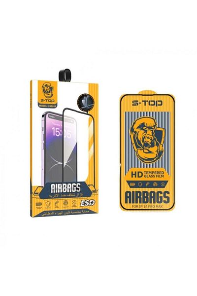 SP Clear Glass Sticker with Rubber Airbag Protection for iPhone XS Max/11 Pro Max