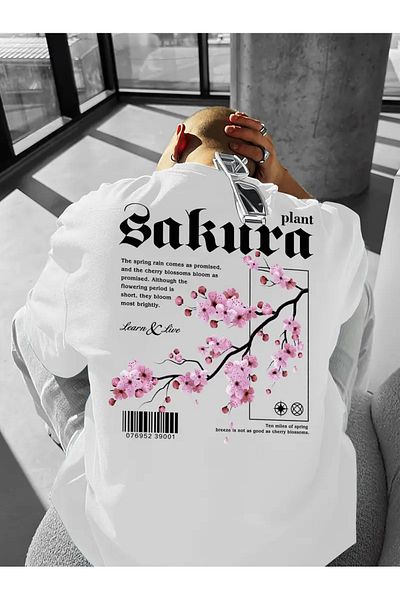 sole stories Premium Oversize Cut Short Sleeve Printed T-Shirt