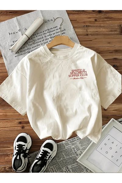 sole stories Premium Oversize Cut Short Sleeve Printed T-Shirt