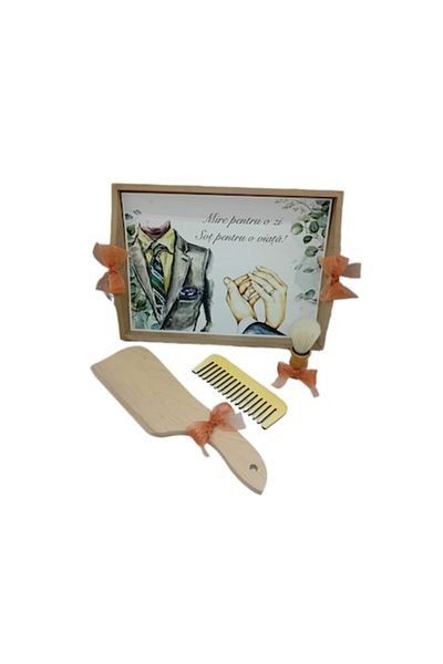 OEM Set pentru gatitul mirelui, format din 4 piese, personalizat
