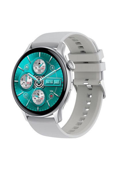 OEM COOSTAR® HK85 Smartwatch - Unisex Silver, AMOLED 1.43", Bluetooth Calls, Health Monitoring
