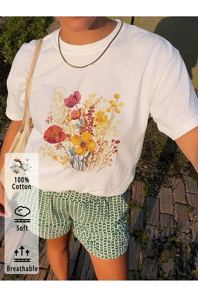 sole stories Premium Oversize Cut Short Sleeve Printed T-Shirt