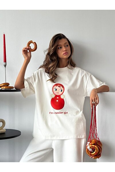 Jose Clothing Premium Oversize Kesim Kısa Kollu Baskılı T-shirt