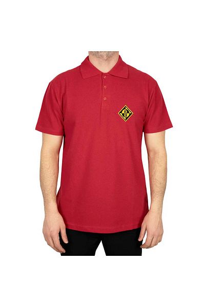 Z zepplin Machine Head 1993 Demo Polo Neck Red T-Shirt