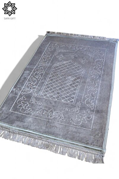 Safa Gift Lüks Kalın Yumuşak Peluş Kaymaz Taban Özellikli Hediyelik Çeyizlik ...