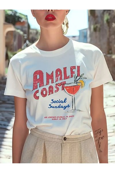 sole stories Premium Oversize Cut Short Sleeve Printed T-Shirt