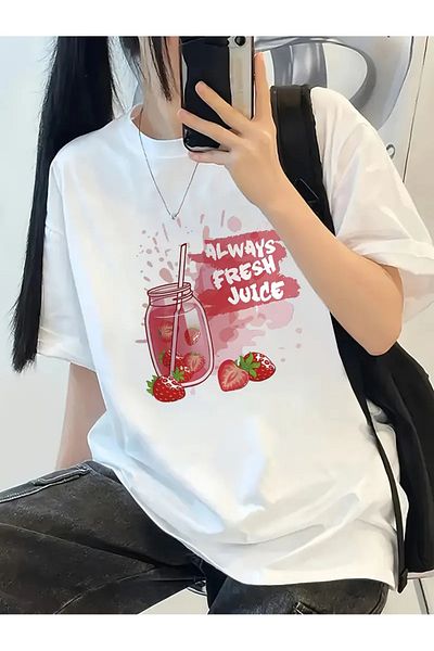 sole stories Premium Oversize Cut Short Sleeve Printed T-Shirt
