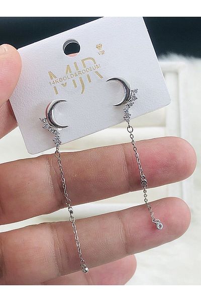 DS DİAMONDSHOP Earring Zircon Stone Model New Season Bykp-202507262