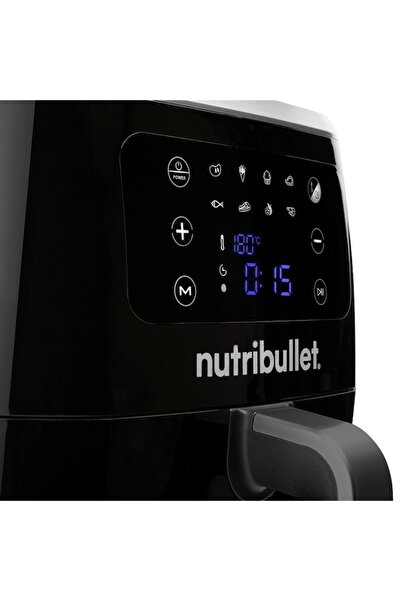 Nutribullet XXL Digital Air Fryer NBA071B, 1800 W, 7L, 8 preset programs, digital display, black