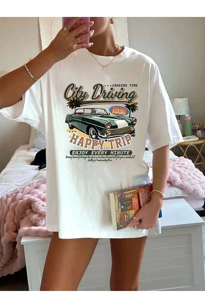 sole stories Premium Oversize Cut Short Sleeve Printed T-Shirt