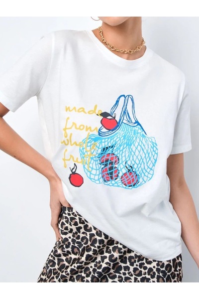 Jose Clothing تي شيرت مطبوع بأكمام قصيرة ومقاس كبير ممتاز