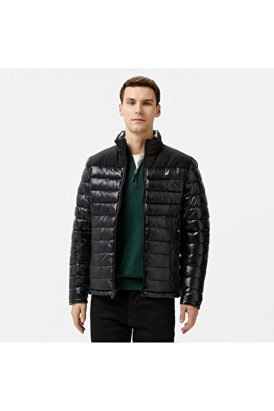 Nautica Erkek Siyah Çift Taraflı Mont