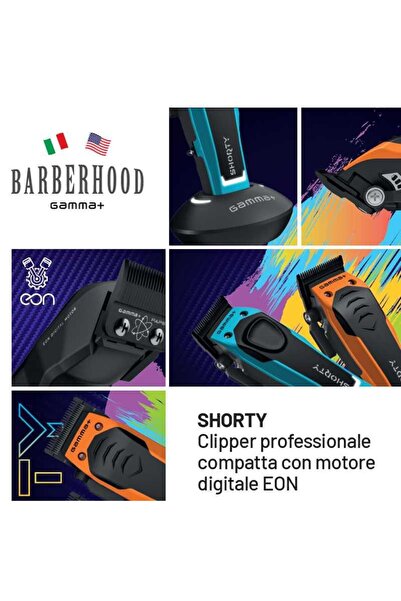 Gamma Piu Shorty Profesyonel Saç Tıraş Makinesi