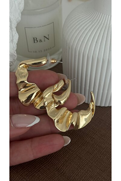 Vi store Çelik Halka Lena Küpe