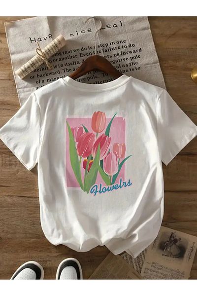 sole stories Premium Oversize Cut Short Sleeve Printed T-Shirt