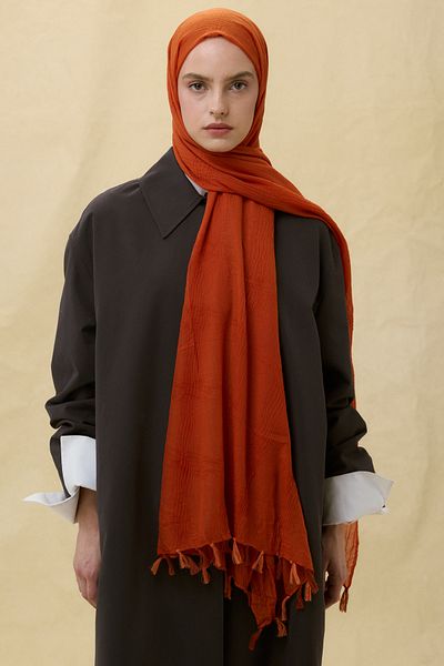SOFT AKSESUAR Lilyum Tassel Cotton Shal