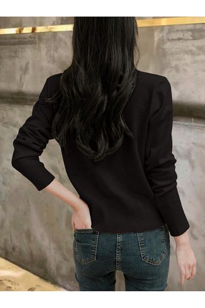 Ugdelia Women's Pocket Detailed Soft Textured Knitwear Cardigan