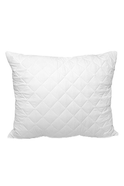 Five Store Perna antialergica cu umplutura din puf siliconizat si fata matlasata, 70x70 cm, Alb