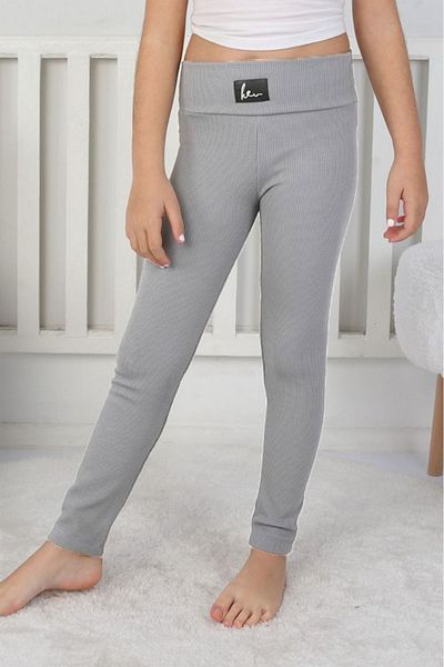 e-çocuk Leggings de bază pentru fete - 8001SB
