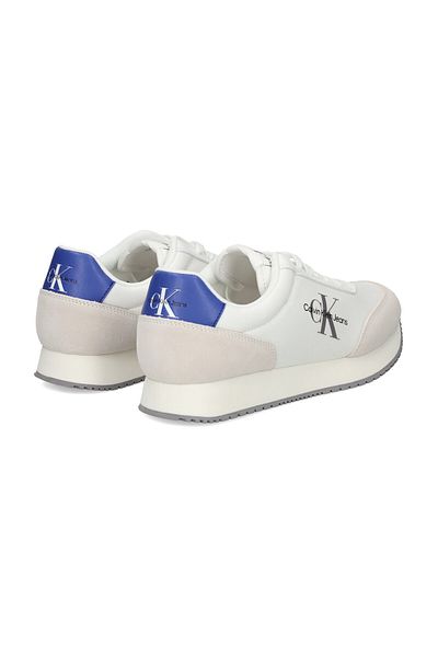 Calvin Klein Erkek Sneaker Bright White/Sapphire Blue