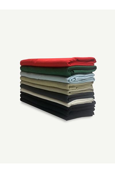 Yiğit Kumaş Tok Single Jersey Fabric Combed Cotton Set, 10 Pieces between Sizes 80-85 cm