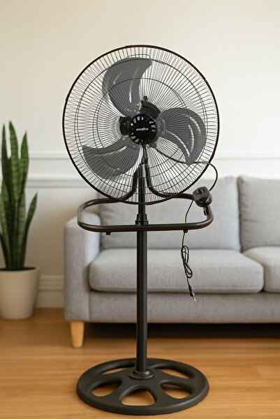 Vadi Metal Gövdeli Ayaklı 3in1 Vantilatör – 3 Kademeli Sessiz Sanayi Tipi Yük...