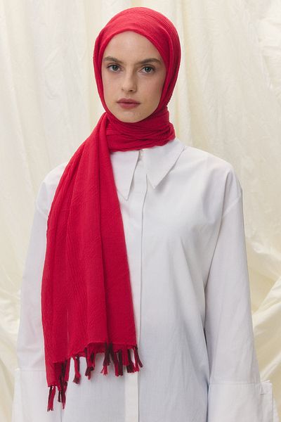 SOFT AKSESUAR Lilyum Tassel Cotton Shal