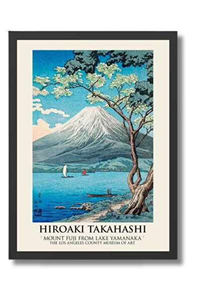 Tablo Center Hiroaki Takahashi | Çerçeveli MDF Sanat Tablosu | Modern Ev Ofis...