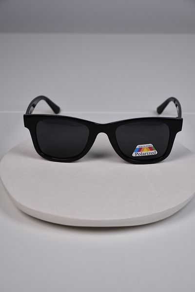 LOOKUP NEW Unisex Women Men Polarized Polarized Farer Bone Black Lightweight Square Hinged Sunglasses