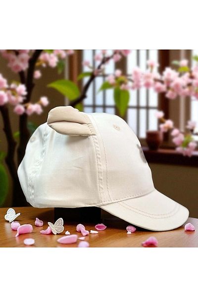 Balgüneş Tekstil 1/3 Years Old Boy's Cap with Ear Details (48-50 cm) Beige