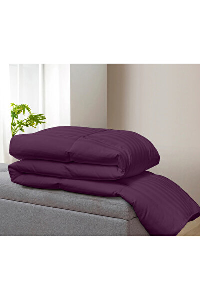 Five Store Microfiber quilted duvet, damask cover for winter, 400 g/sqm, purple, 180x210 cm