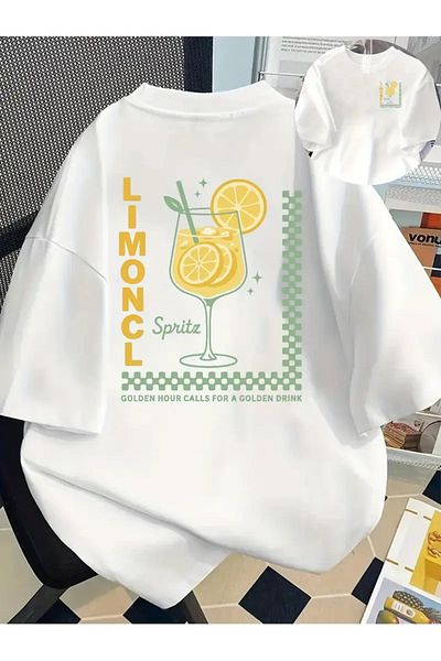 sole stories Premium Oversize Cut Short Sleeve Printed T-Shirt