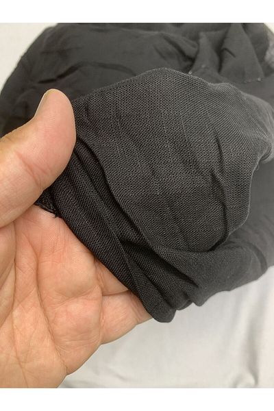 Yiğit Kumaş Flowing Raw Linen Fabric, Piece 260X140 cm Black