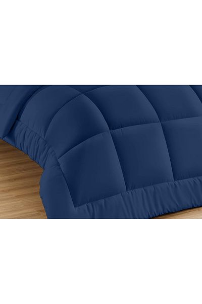 Five Store Quilted quilt with wool, covered with Ranforce cotton for winter, 400 g/sqm, blue, 140x210 cm