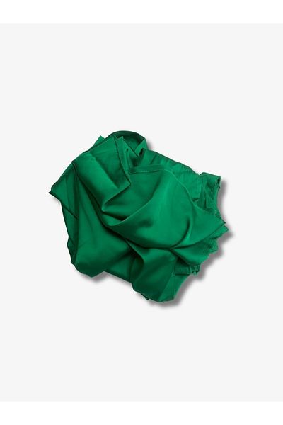 Yiğit Kumaş Thin Satin Fabric, Piece 150X150 cm Green