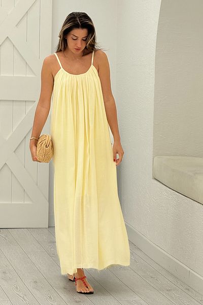 Act Pepicino Kids&Boutique Yellow Strap Dress 3173