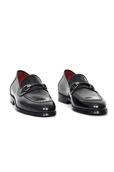 Tuna Genuine Leather Leather Sole Loafer Men's Shoes - K1401